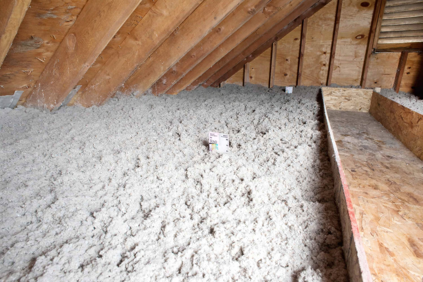 Blown-in insulation